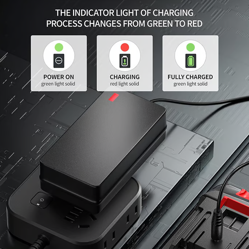 🔥Limited time 55% discount🔥Universal High-Efficiency Lithium Battery Charger Adapter